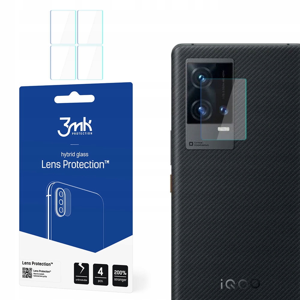 Zestaw zawiera 4 sztuki szkła ochronnego