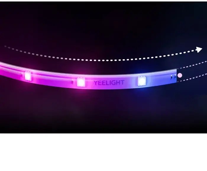 Yeelight D1 RGBIC - tryb muzyczny i efekty świetlne