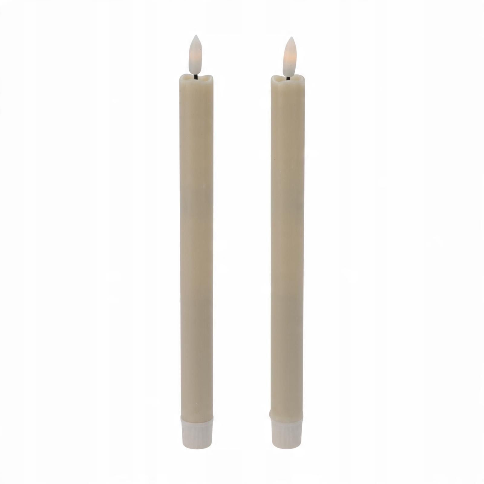 Woskowane świece stołowe z LED, 25 cm – Elegancja i bezpieczeństwo w Twoim wnętrzu