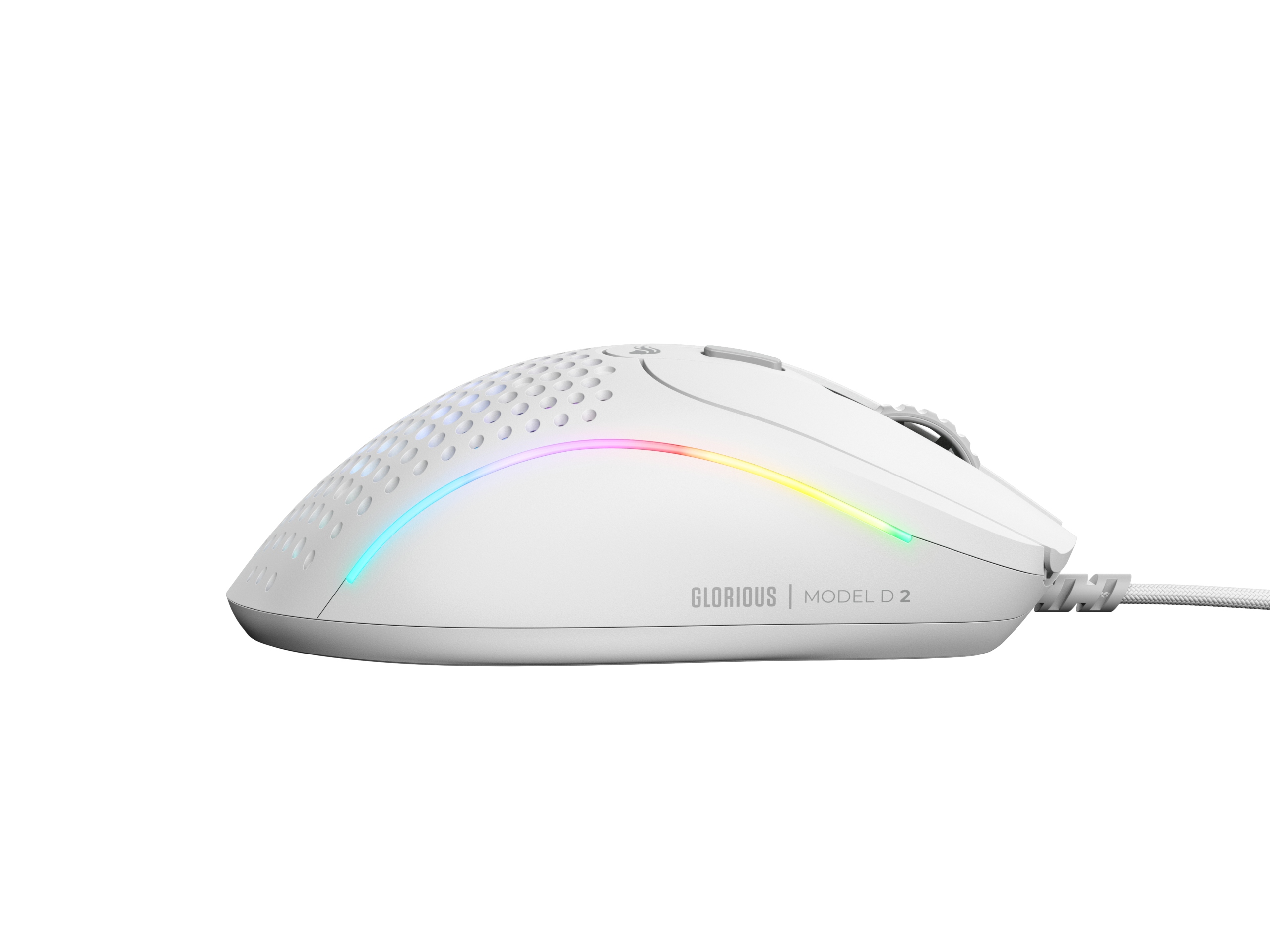Mysz Glorious PC Gaming Race Model D 2 – Ergonomiczna myszka gamingowa w kolorze białym