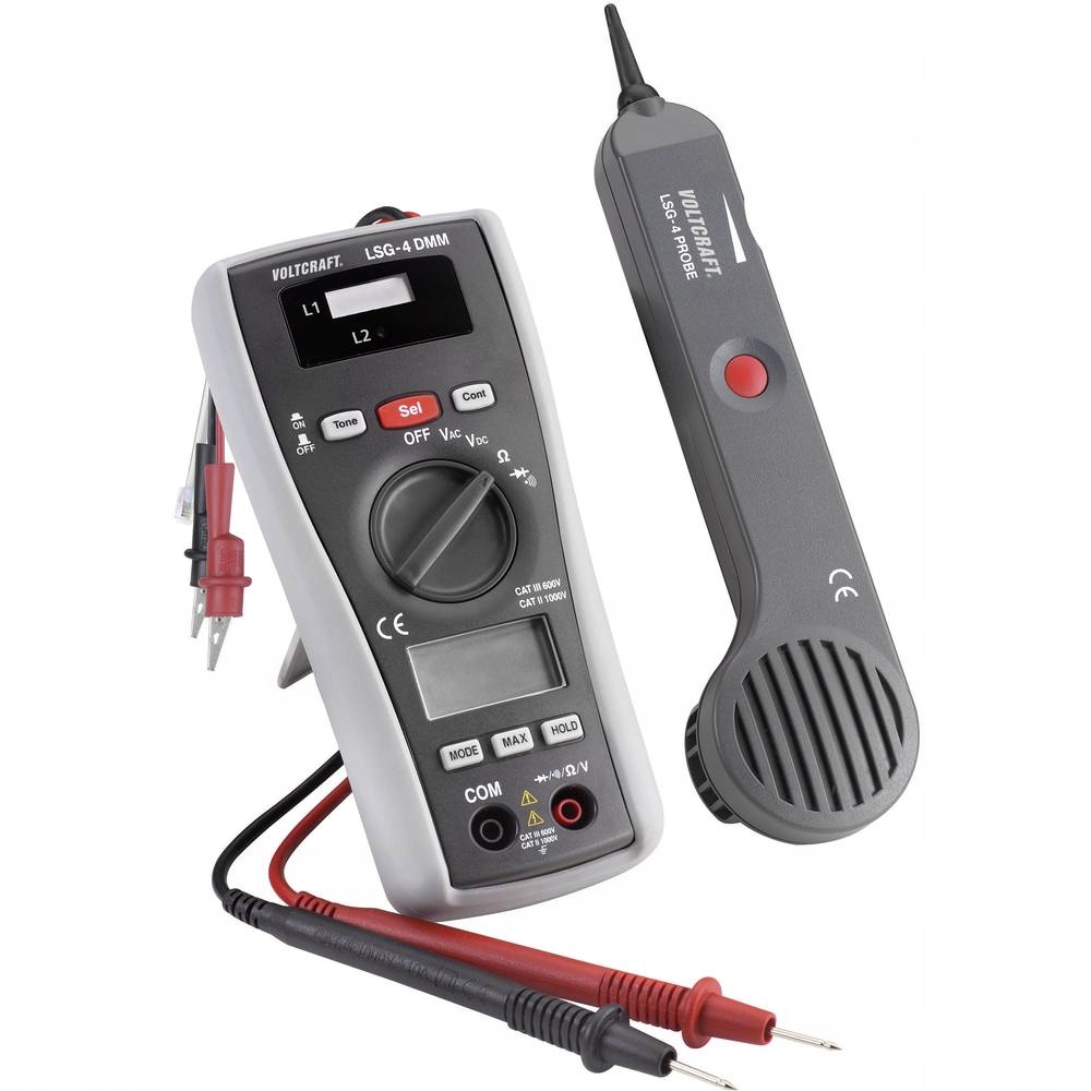 Czuły odbiornik indukcyjny – Wykrywanie kabli w ścianach do 15 cm