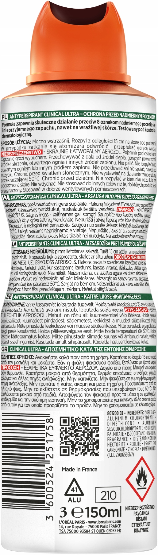 Antyperspirant w sprayu – Komfort i świeżość przez 96 godzin