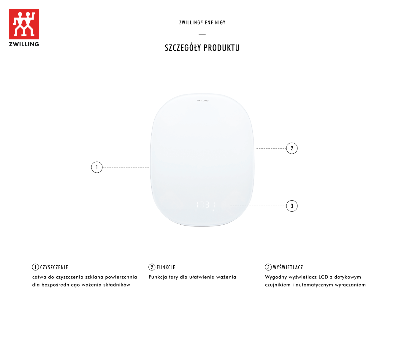 Dlaczego warto kupić wagę cyfową Zwilling Enfinigy?