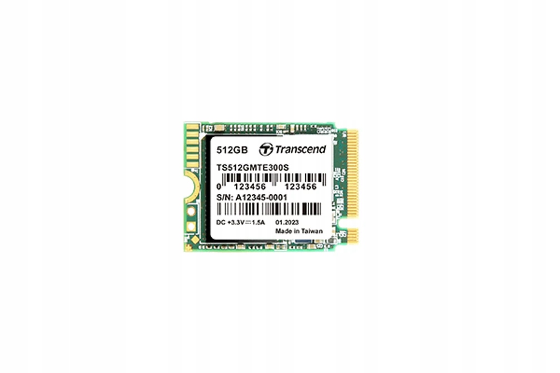 Transcend MTE300S 512 GB NVMe PCIe Gen3 x4 M.2 2230 – Wydajność i niezawodność