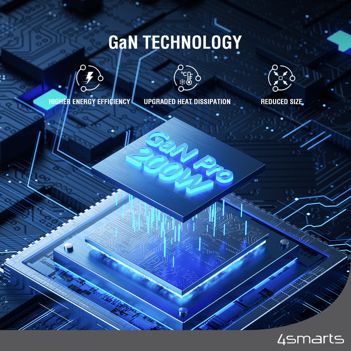 Kompaktowa konstrukcja z technologią GaN