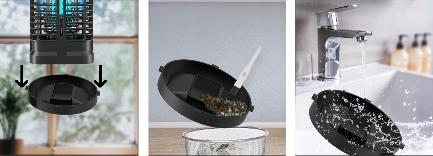 Łatwa w czyszczeniu – W zestawie specjalny pędzelek