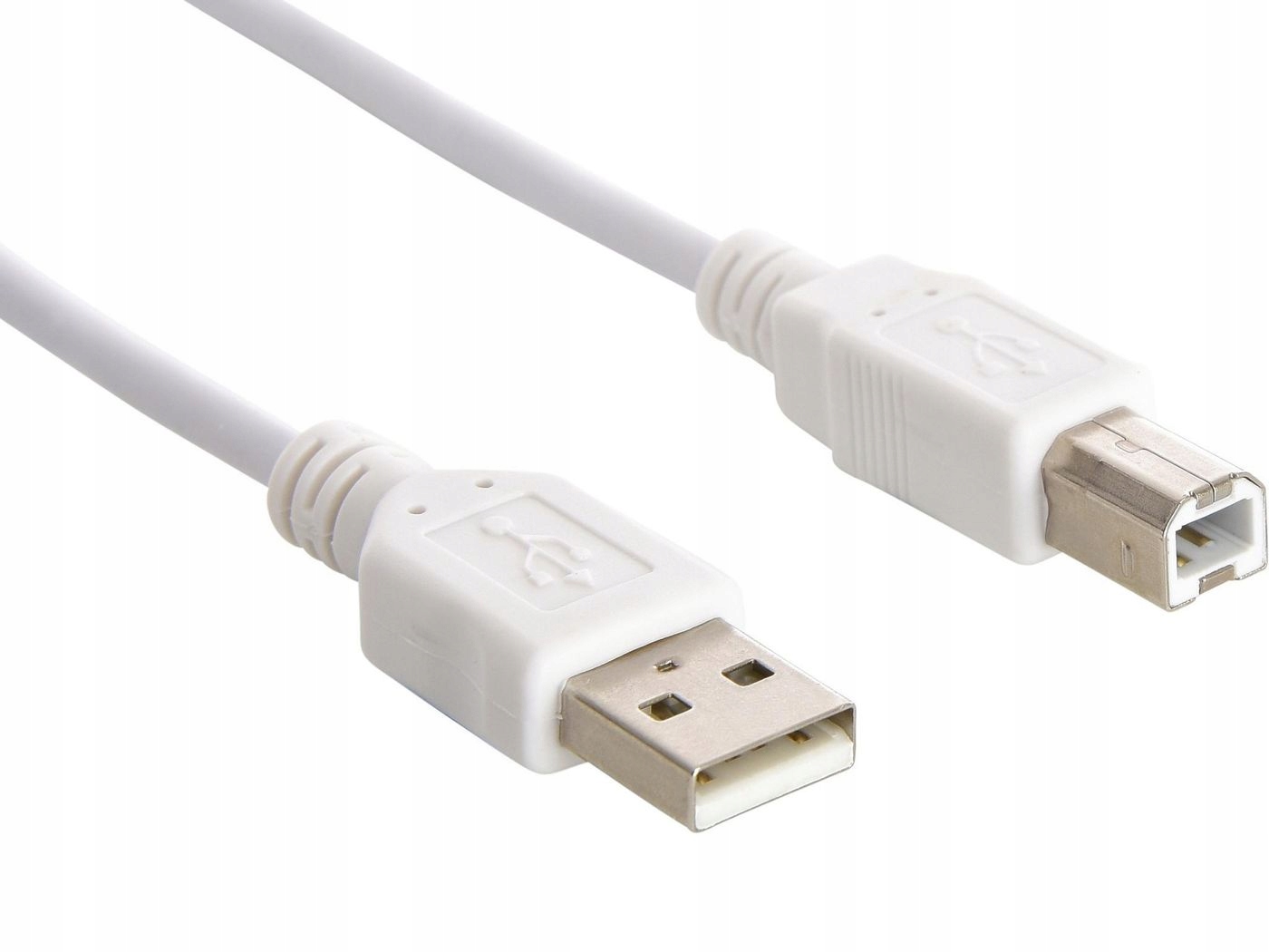 Kabel USB-A - USB-B 1.8 m Biały (502-78) – Idealne połączenie dla Twojego komputera