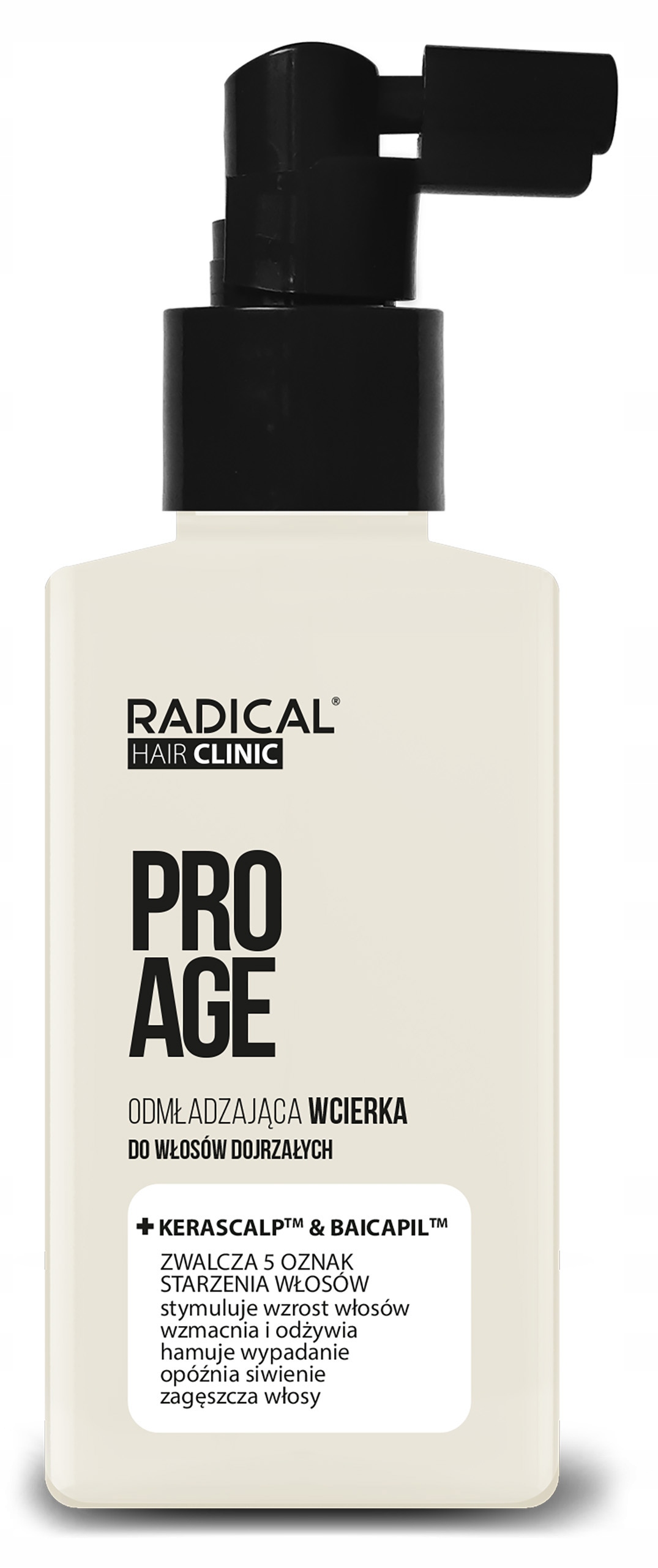 RADICAL HAIR CLINIC Pro Age – Odmładzająca Wcierka do Włosów Dojrzałych