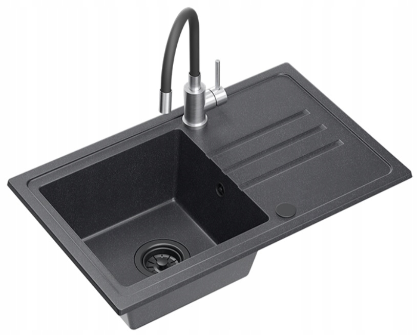 Zlewozmywak granitowy QUADRON BEN 111 – Elegancja i funkcjonalność w Twojej kuchni
