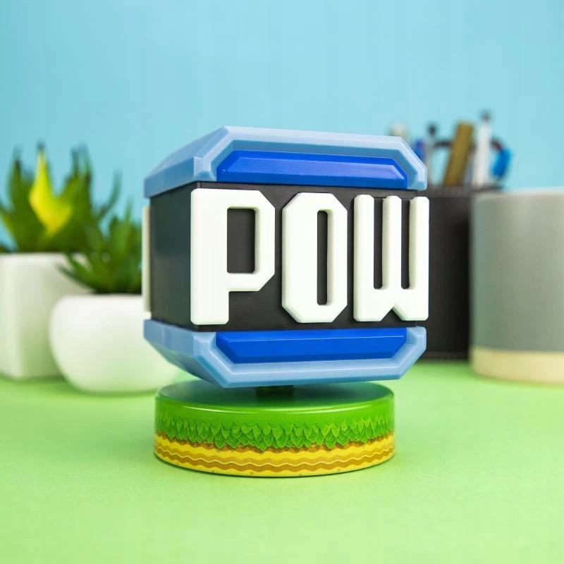 Paladone Icon Super Mario POW Light – Oświetlenie inspirowane kultowym blokiem POW
