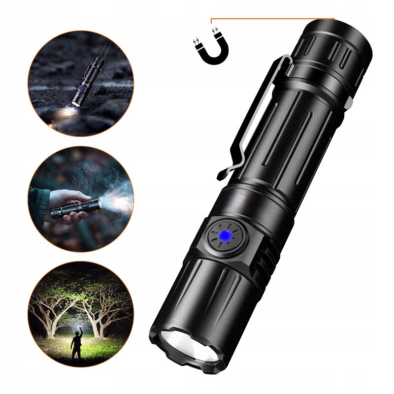 Latarka Medialove TN02 LED 3400mAh – Twoje Niezawodne Źródło Światła