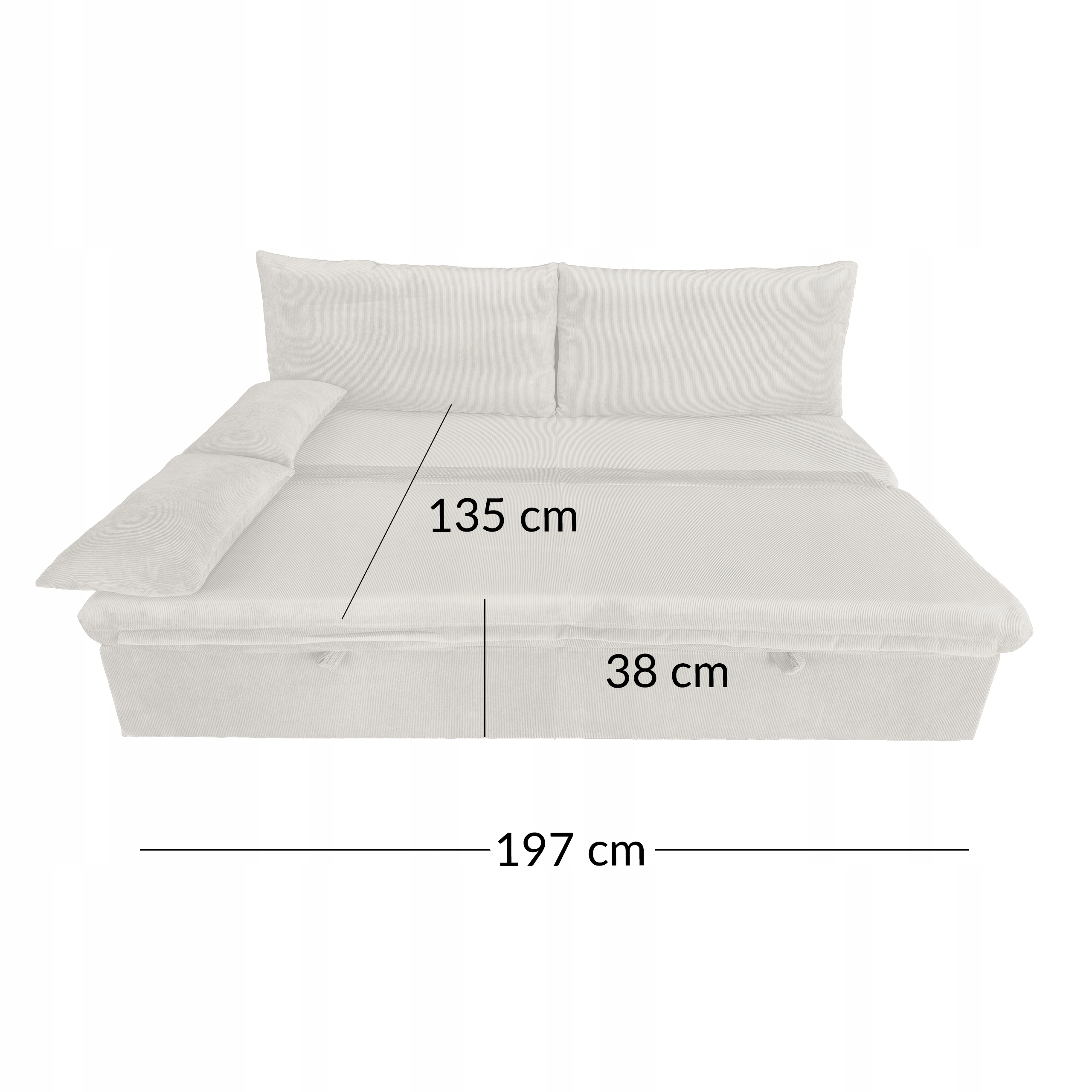 Funkcjonalność rozkładanej sofy z funkcją spania