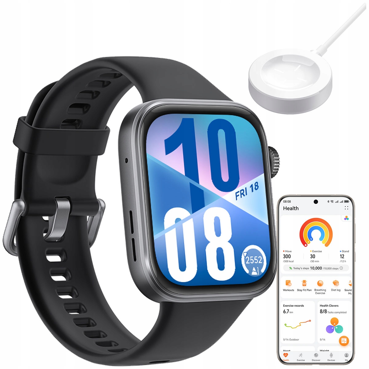FIT 4 Black – Twój idealny smartwatch do aktywności fizycznej