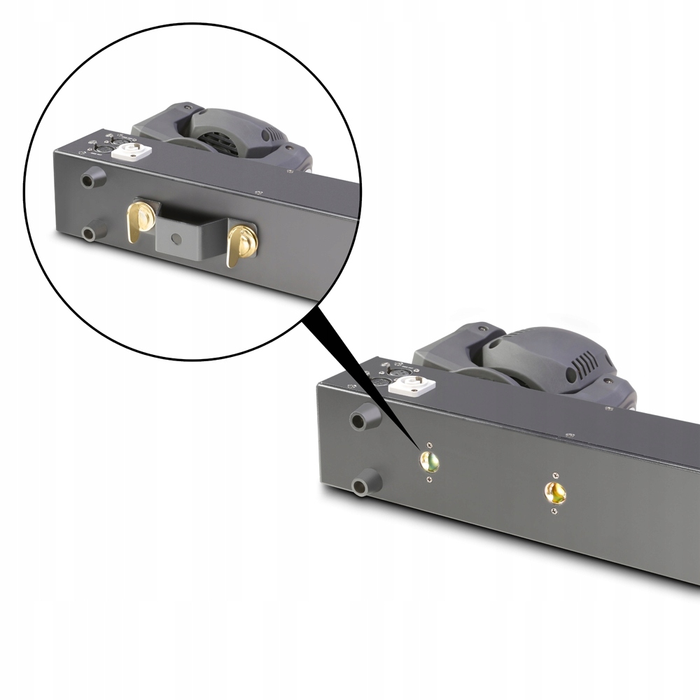 Ruchome głowice RGBW z dynamicznym mieszaniem kolorów