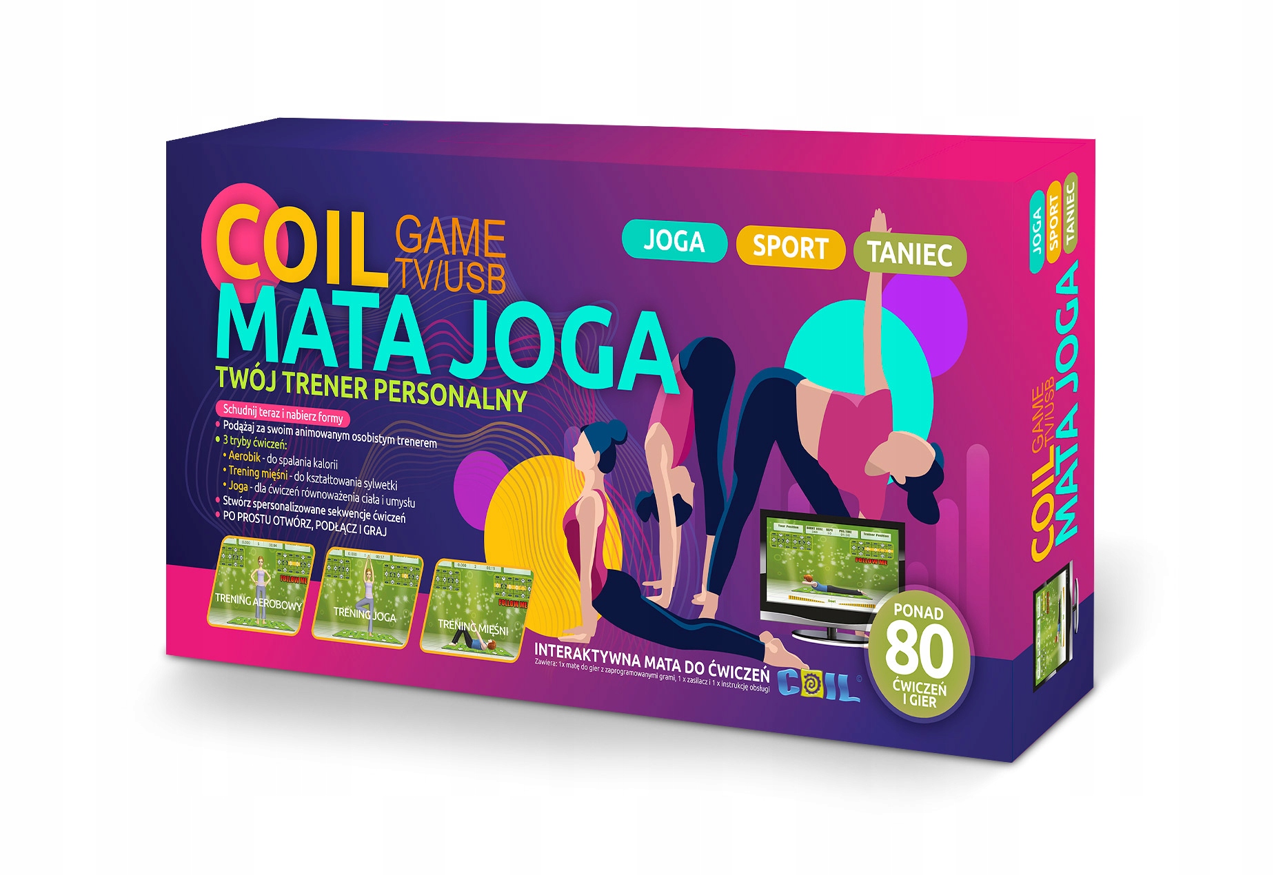 Mata sportowa COIL 7w1 – Radość i ruch dla całej rodziny