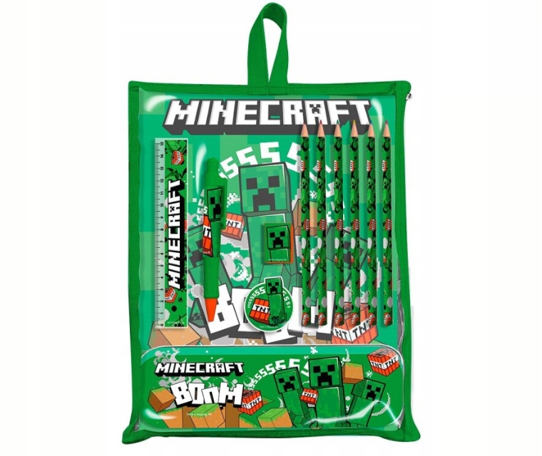 Minecraft Zestaw Piśmienniczy MC00040 – Wyjątkowy zestaw dla małych uczniów