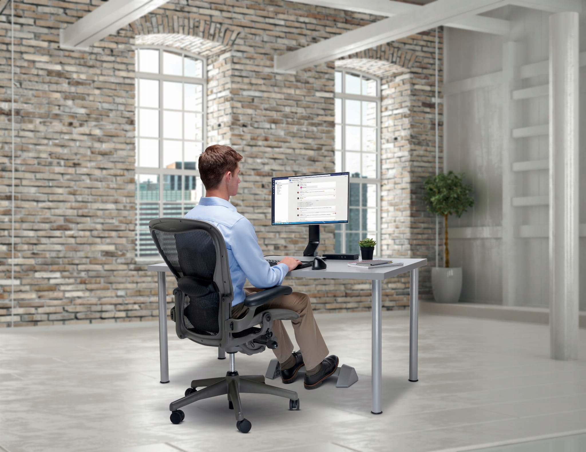 Ruchomy drążek obrotowy 360° dla aktywności w pracy