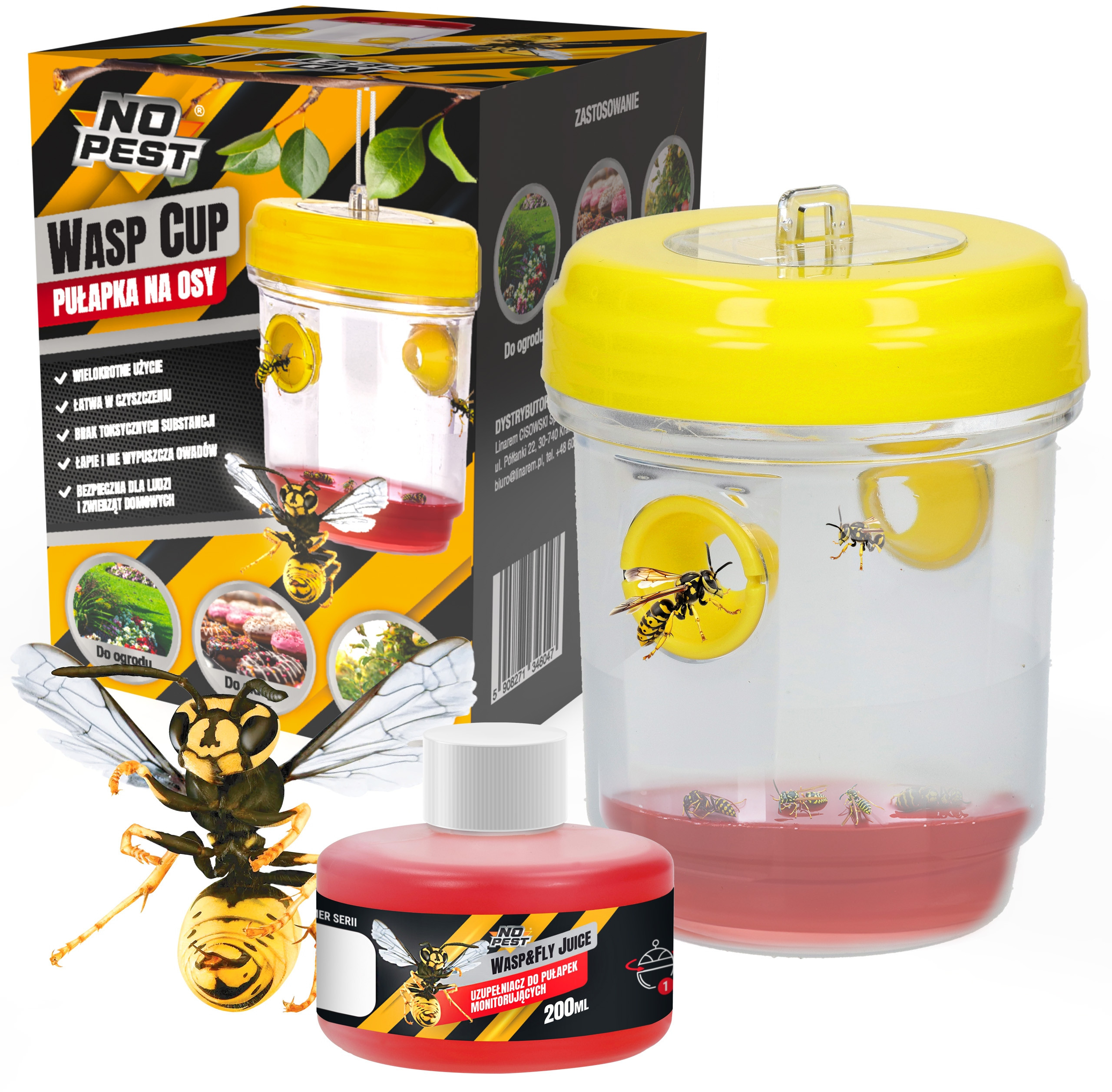 Pułapka na Osy 'Wasp Cup' – Skuteczne rozwiązanie w walce z owadami