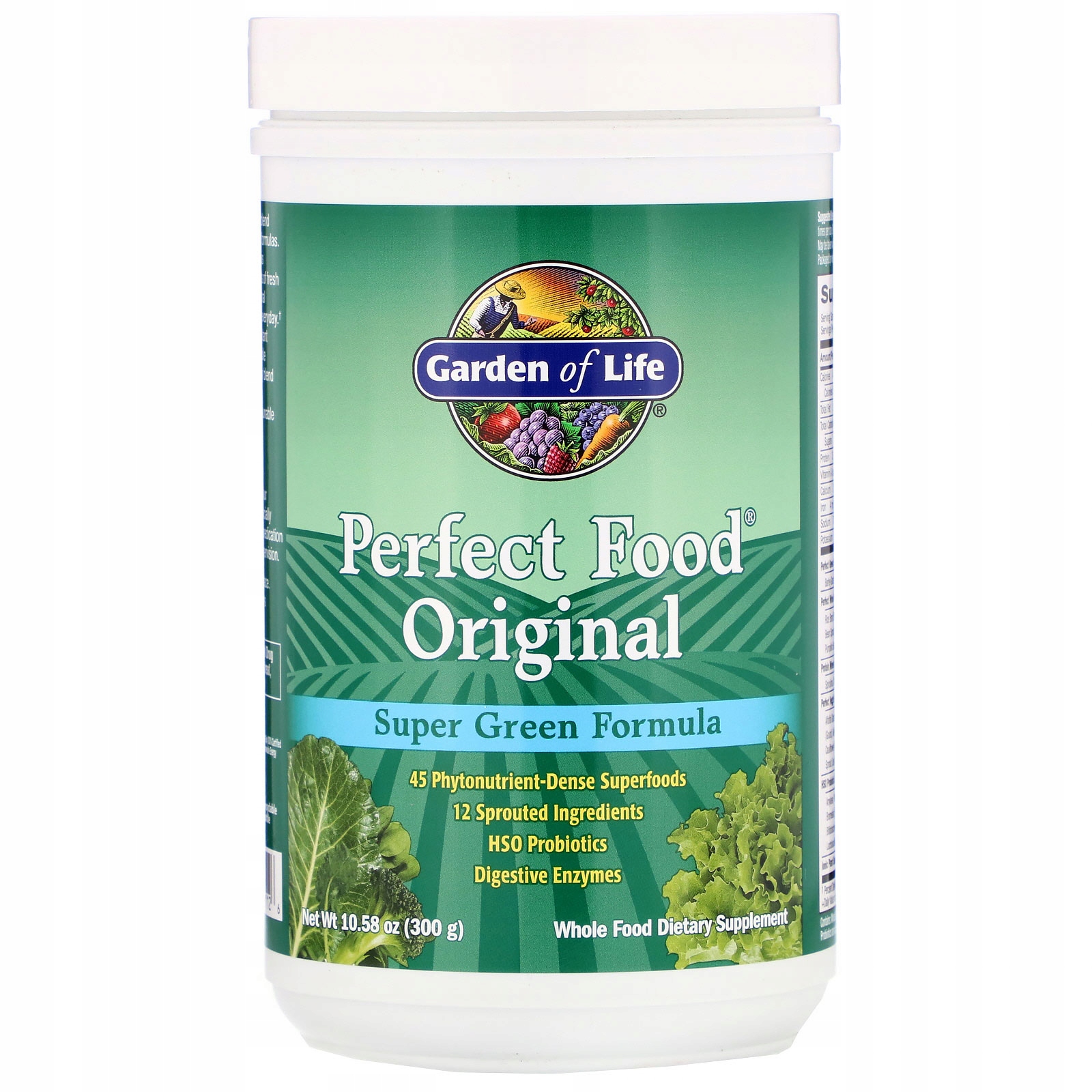 Garden of Life - Perfect Food Original, 300g – suplement diety dla zdrowia