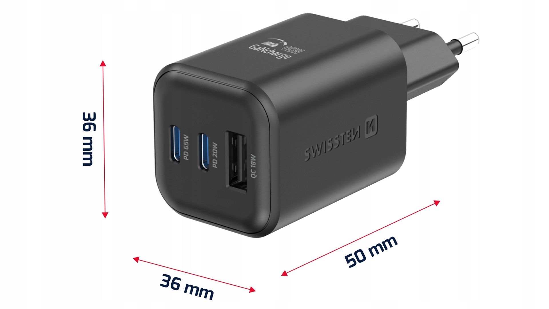 Kompaktowy rozmiar – Ładowarka, która zmieści się wszędzie