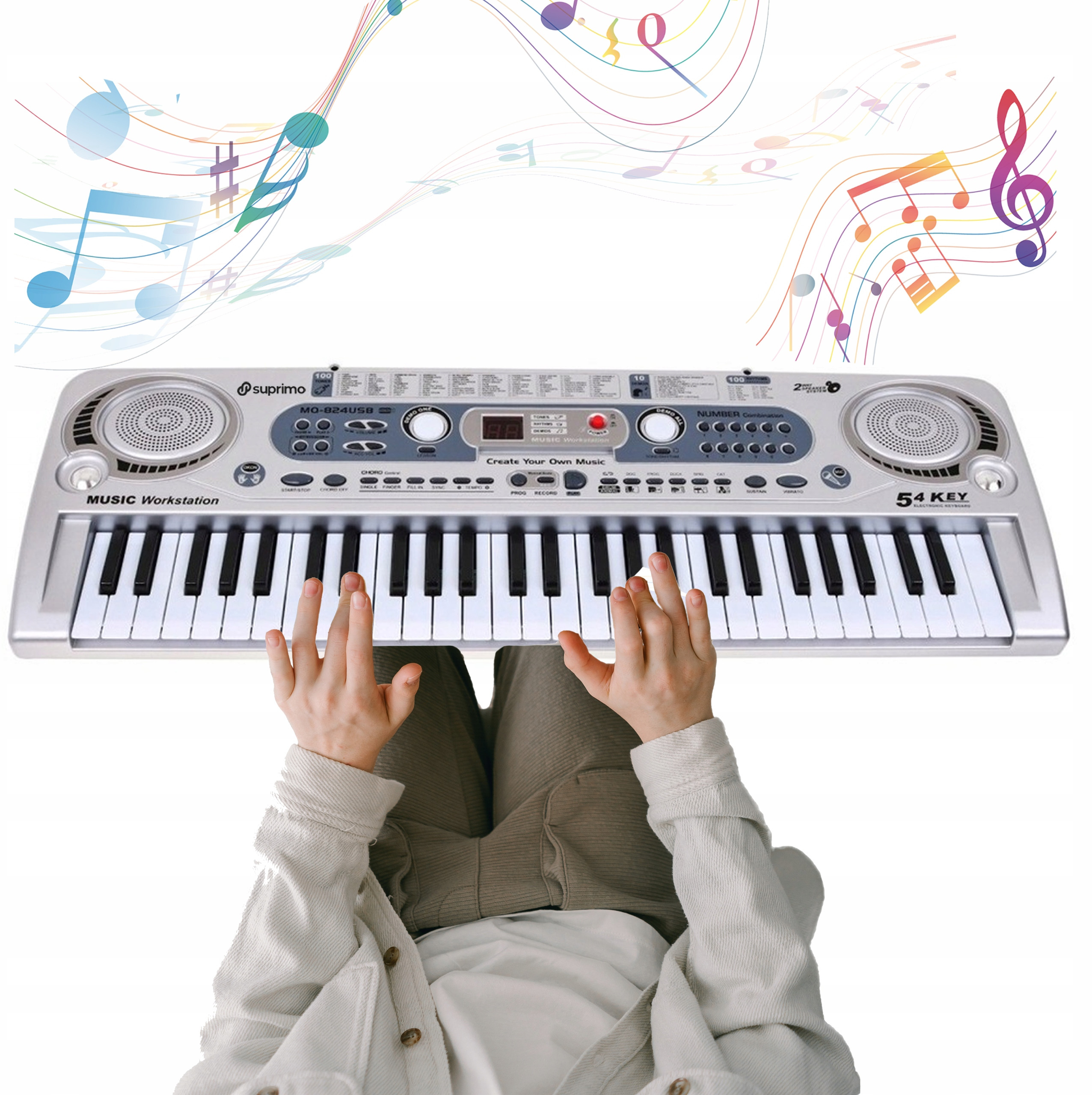 Rozwój pasji muzycznej z keyboardem Suprimo 824 USB