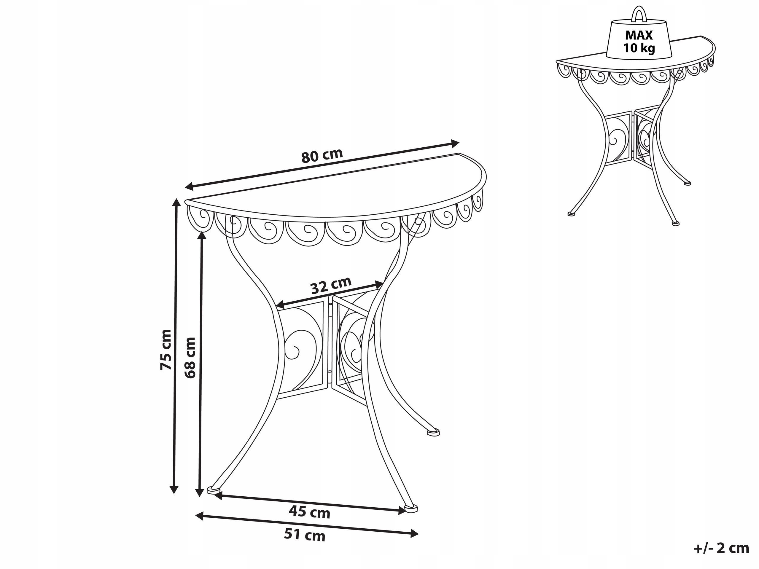 Idealny do małych przestrzeni zewnętrznych