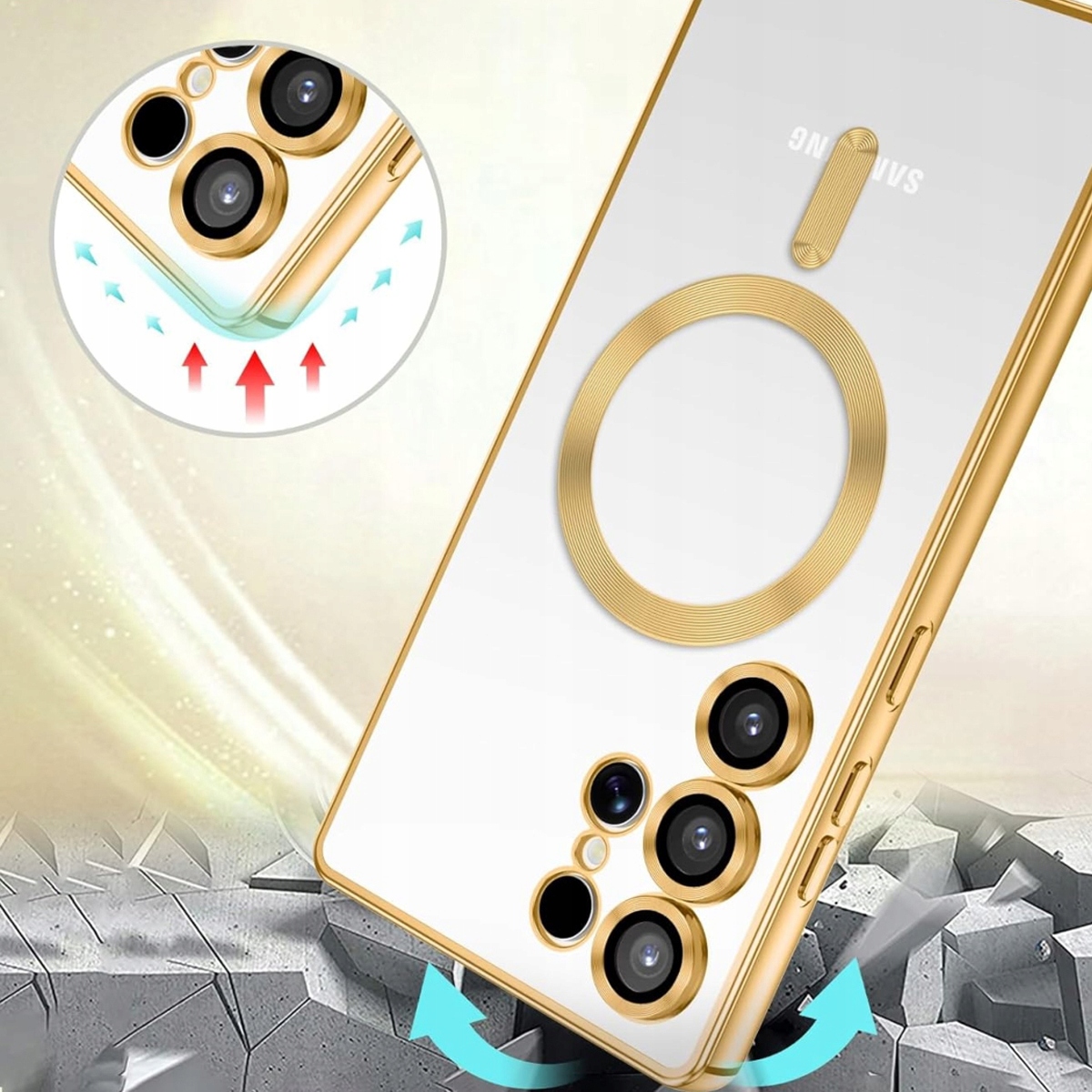 Etui Supero do Galaxy S25 Ultra 5G – Elegancka ochrona dla Twojego smartfona