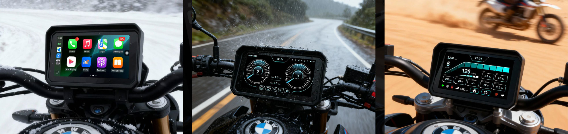 Ekran motocyklowy Medialove MW-6 do BMW 6,25 – Nowoczesne rozwiązanie dla motocyklistów