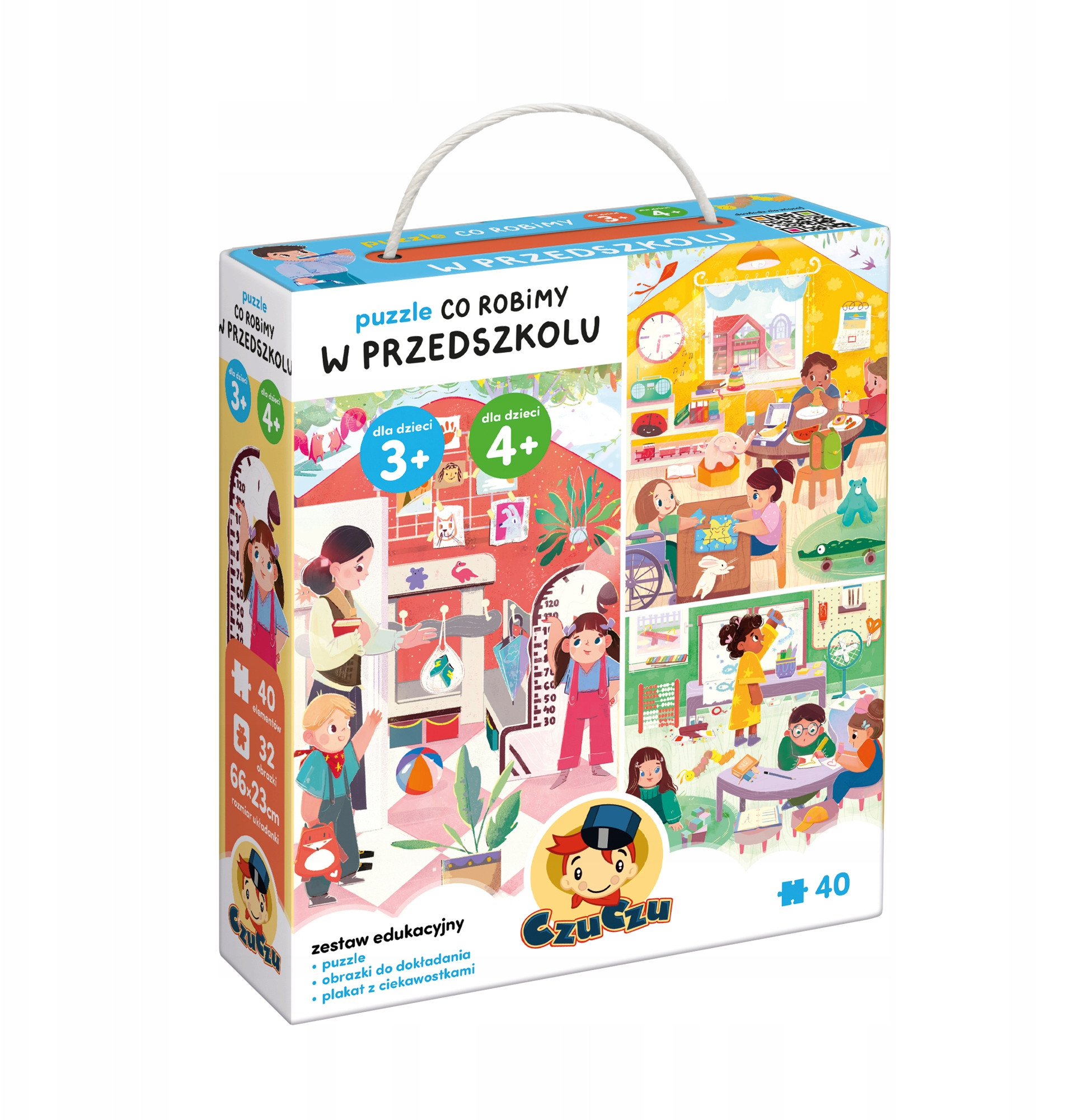 CzuCzu Puzzle Co robimy w przedszkolu – Edukacyjna zabawa dla dzieci