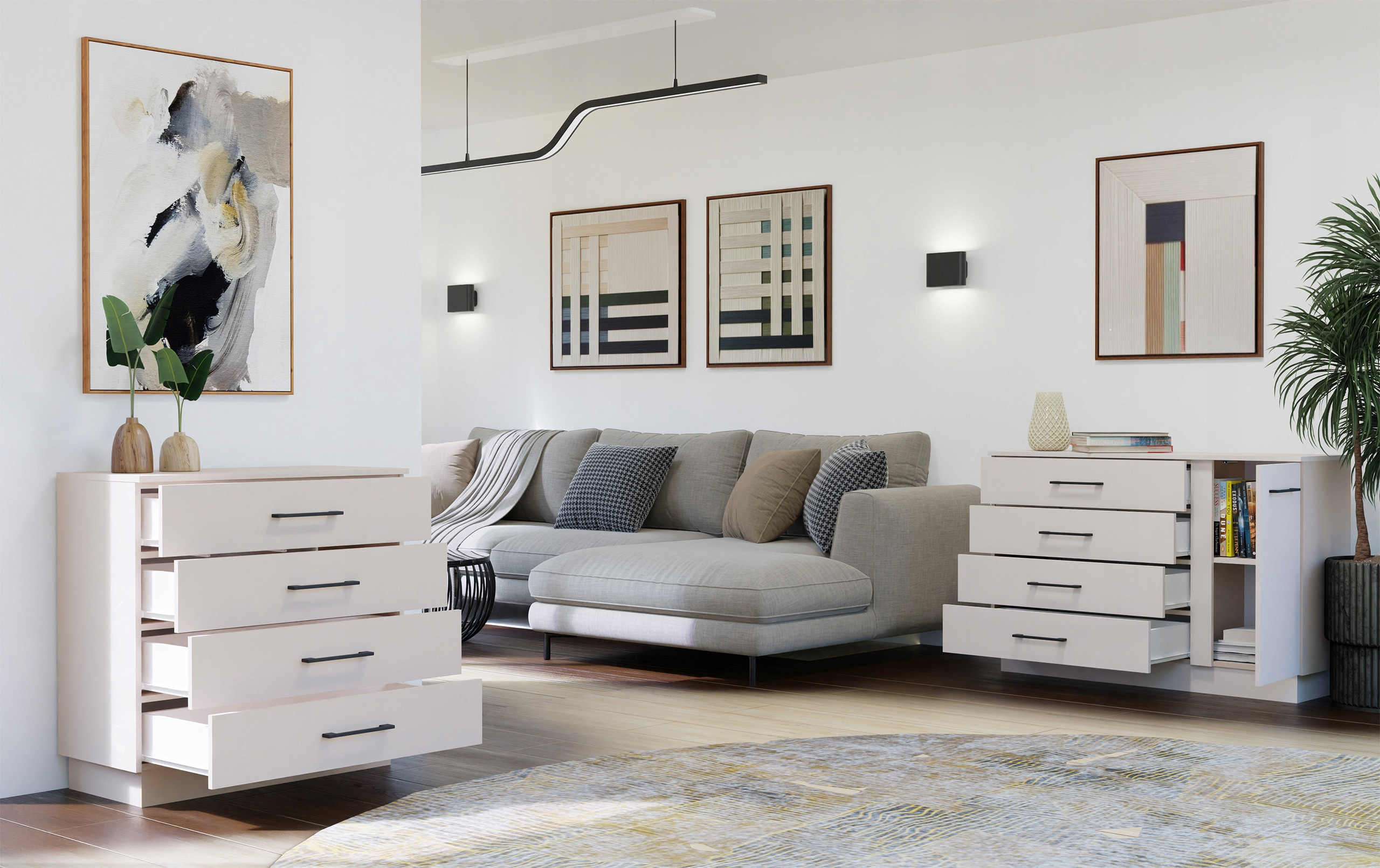 Praktyczne rozwiązania – 4 pojemne szuflady