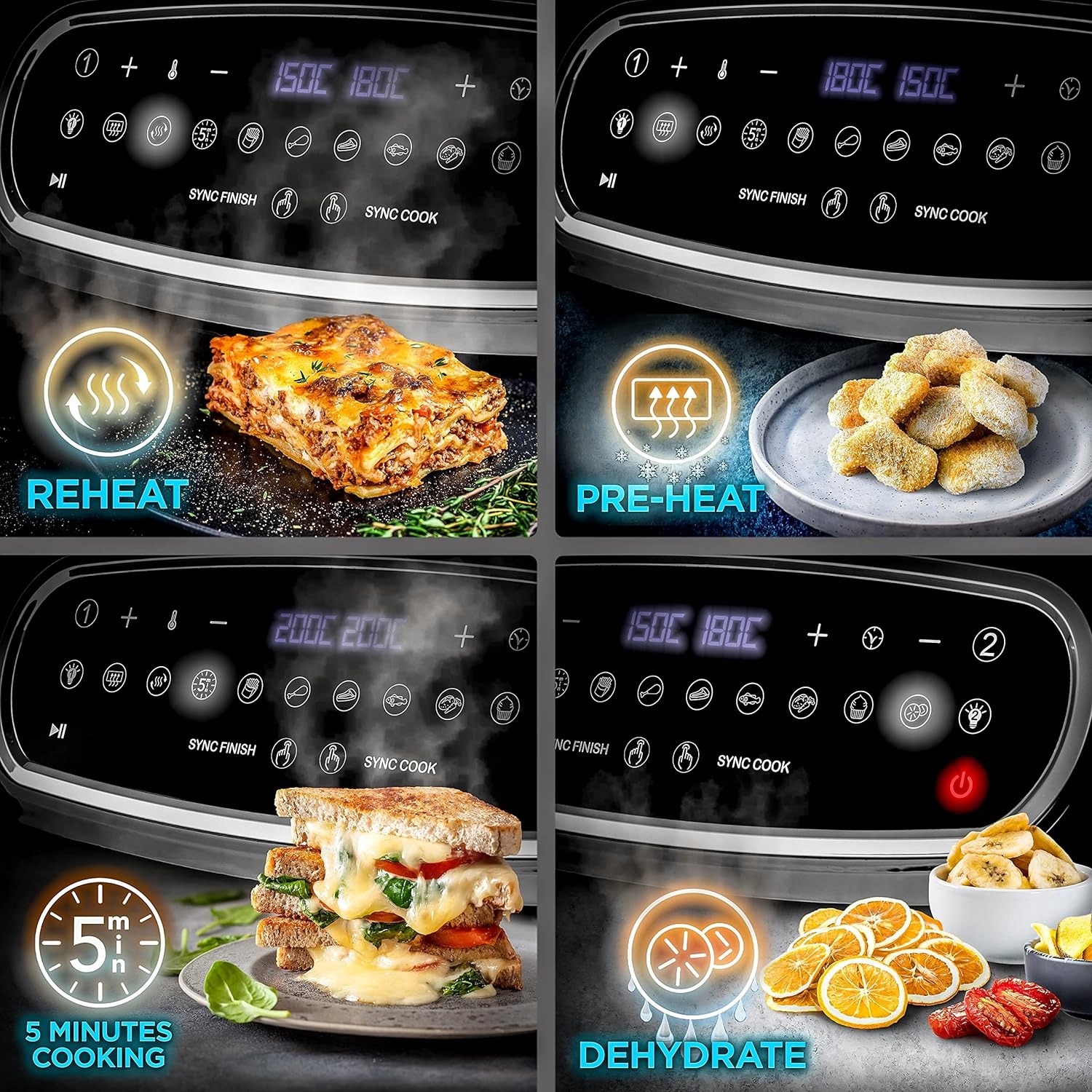 Programy automatyczne – Wygodne gotowanie z 10 predefiniowanymi ustawieniami