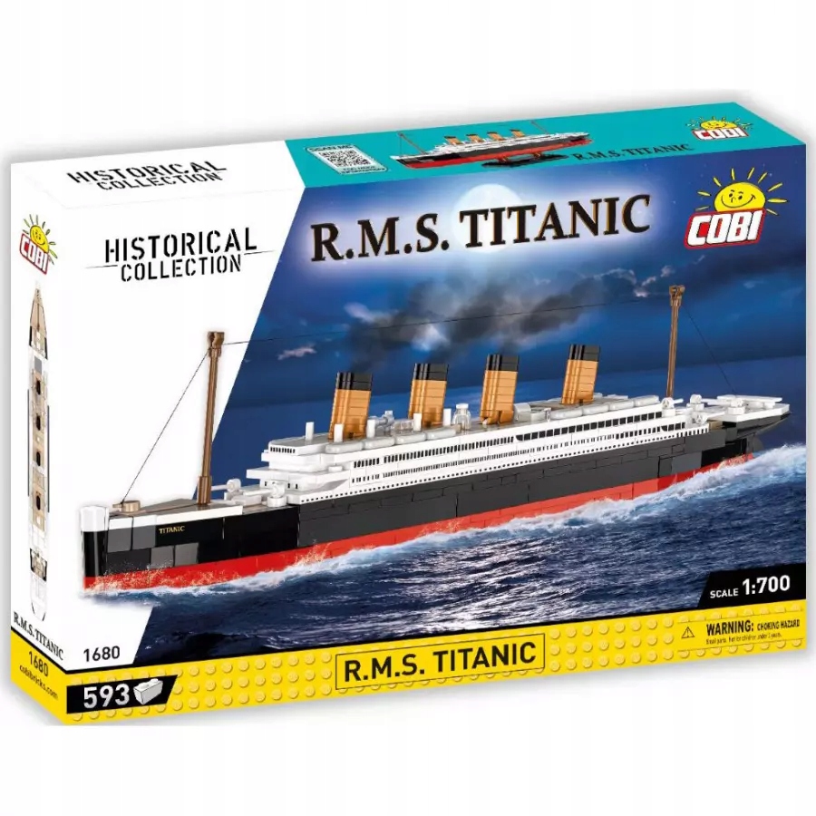 Klocki COBI 1680 R.M.S. Titanic – Historia w Twoich rękach
