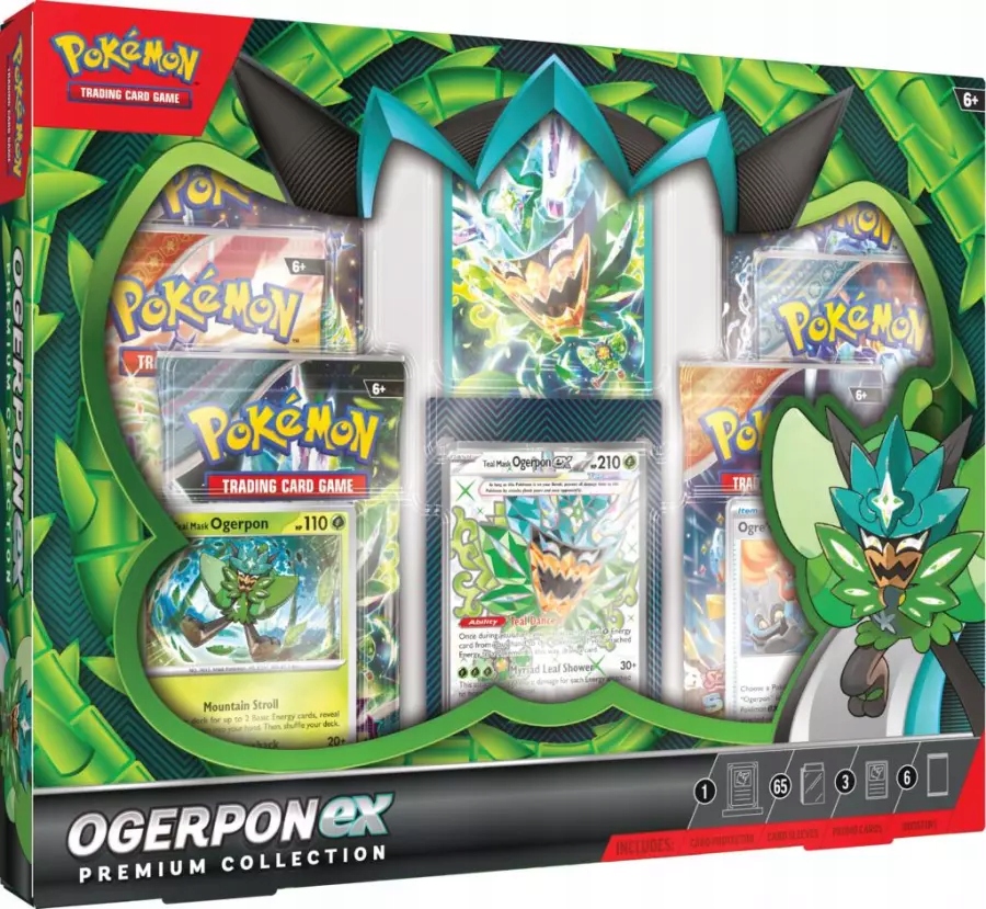 Pokemon TCG: Ogerpon ex Premium Collection – Odkryj legendarną moc!