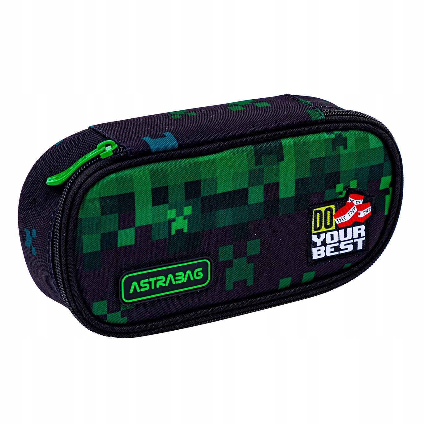 Piórnik kosmetyczka etui usztywniany z klapką Minecraft AC6 ASTRA – Idealny towarzysz dla młodych graczy