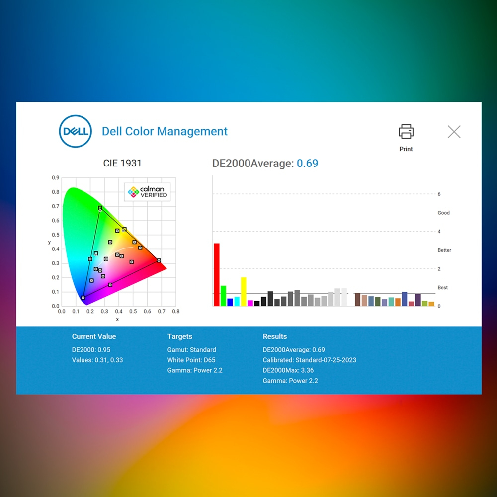 Zakrzywiony ekran dla lepszego komfortu wizualnego
