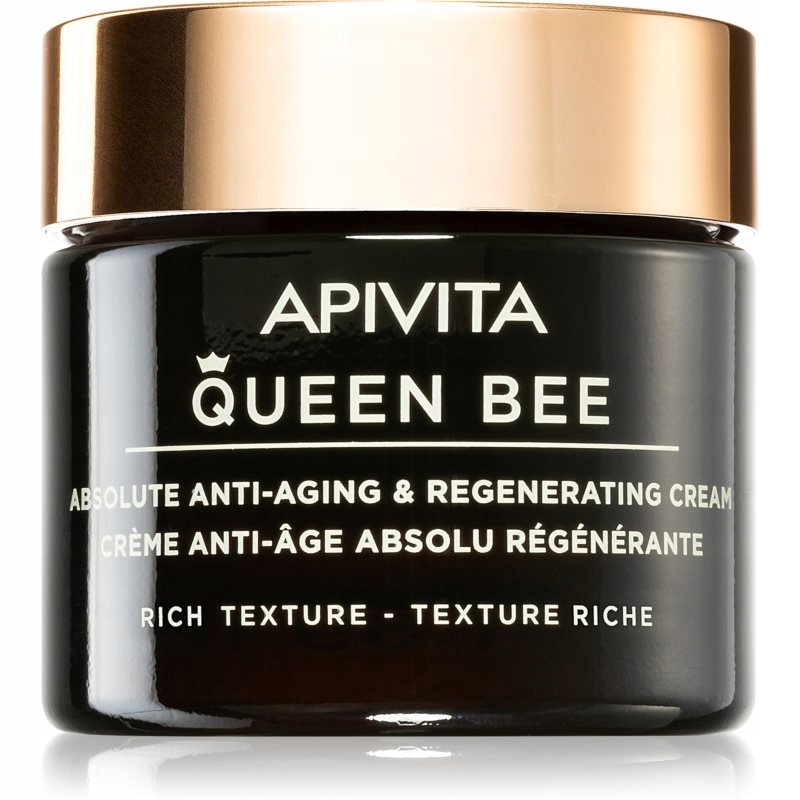 Apivita Queen Bee Absolute Anti-Aging & Regenerating Cream Rich Texture – Królewska pielęgnacja dla Twojej skóry