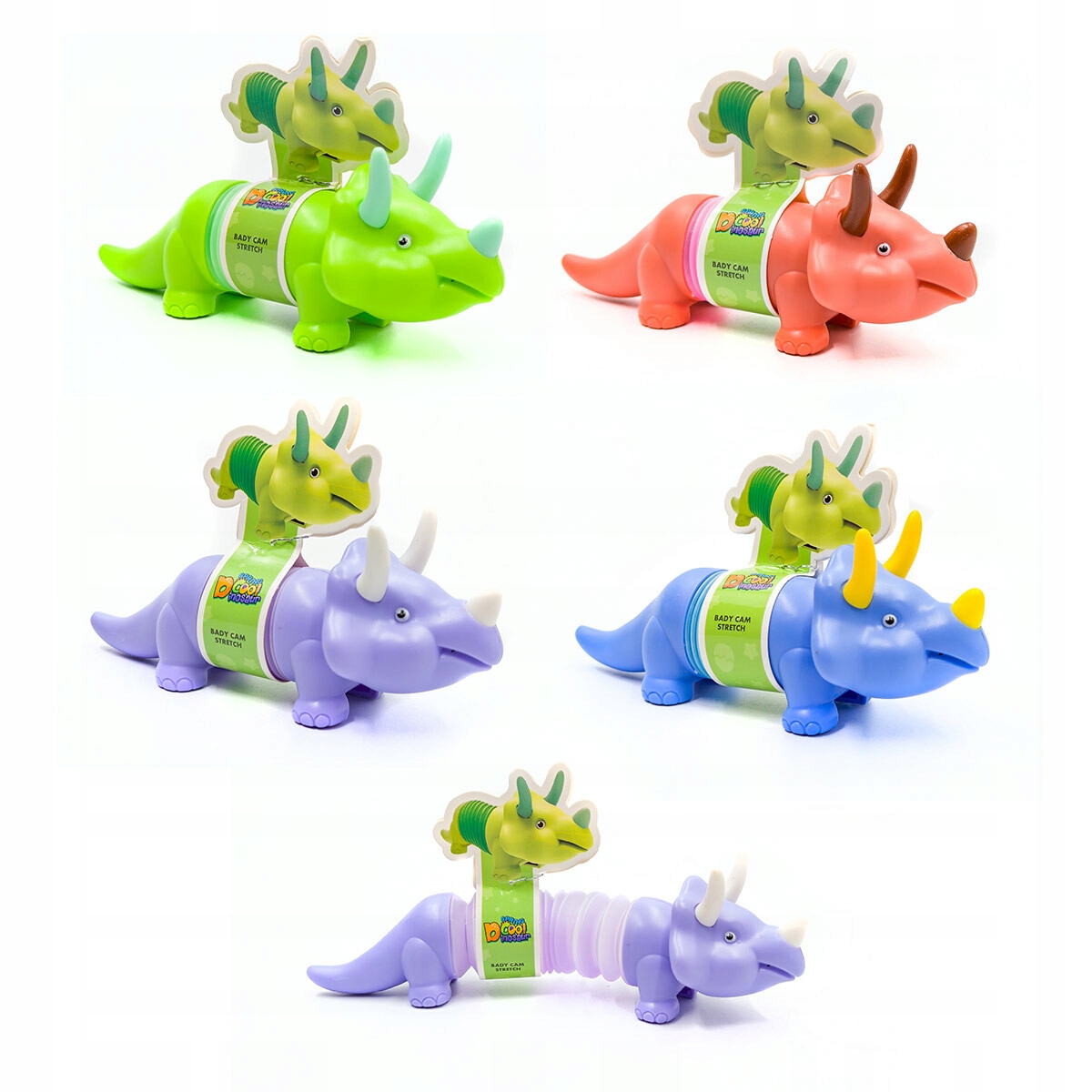 Atrakcyjny design – Kolorowy dinozaur dla dzieci