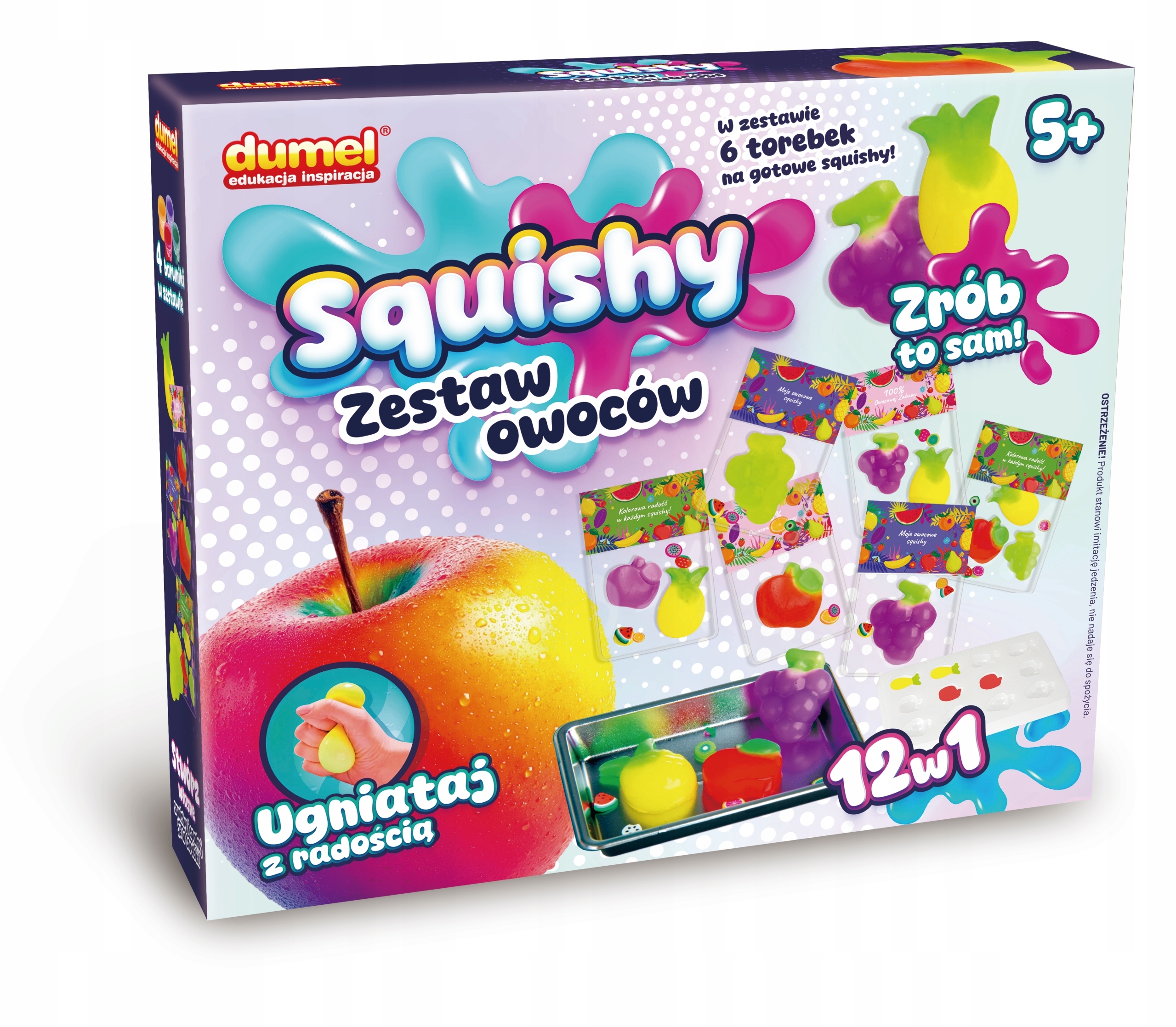 Squishy zestaw owoców – Kreatywna zabawa dla dzieci