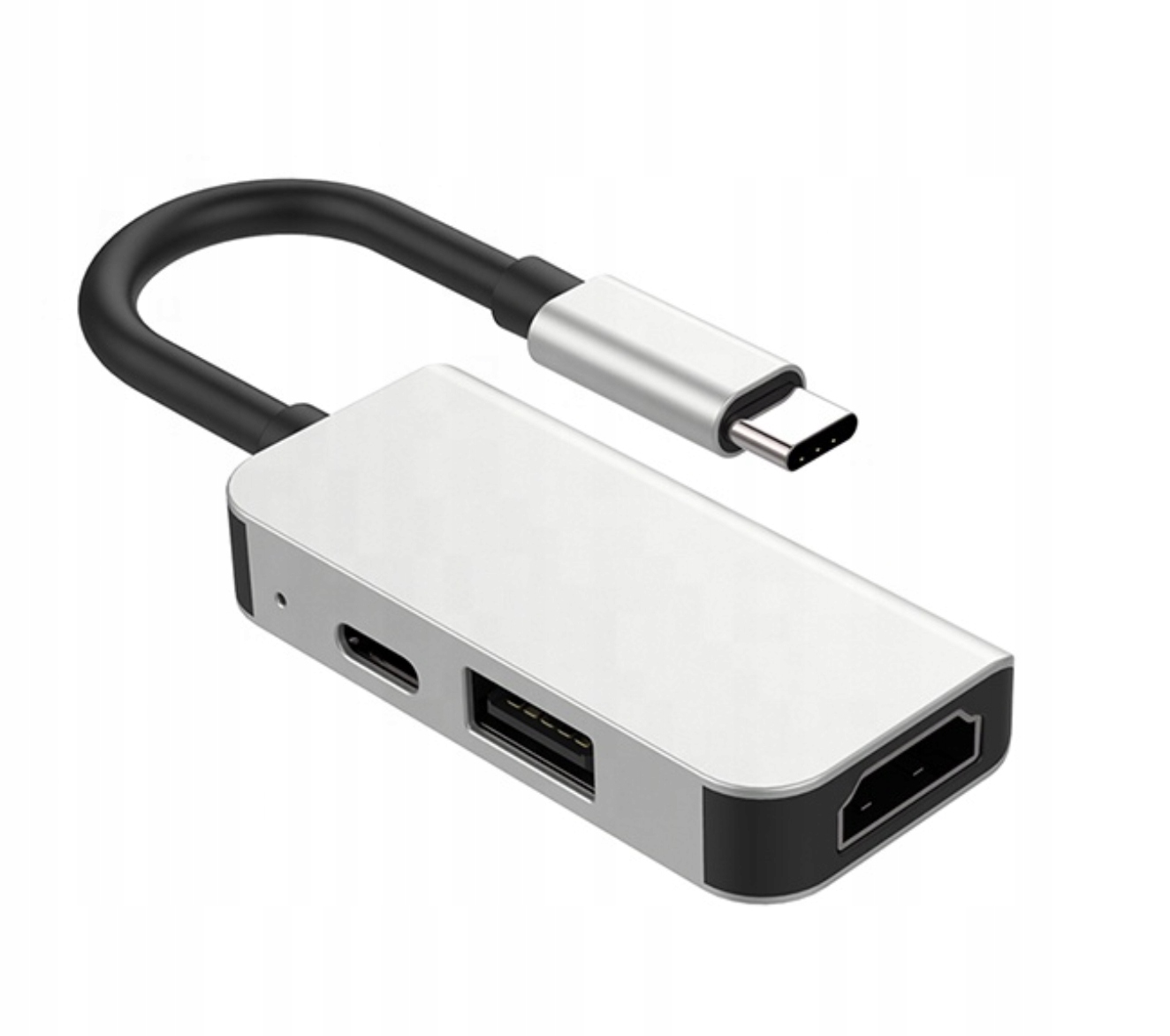 ADAPTER USB C HUB MACBOOK AIR PRO M1 M2 M3 M4 HDMI USB 3w1 – Rozszerz możliwości swojego urządzenia