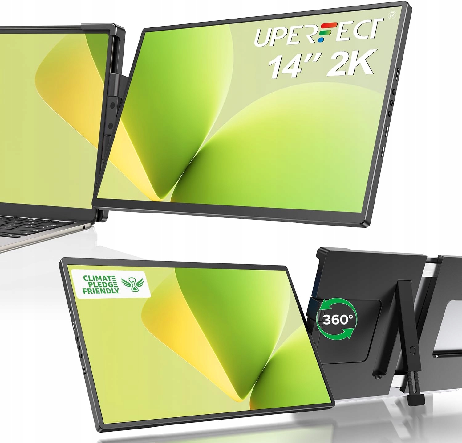 UPERFECT przenośny monitor 2K 14