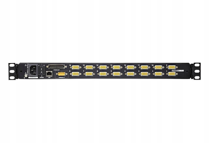 Złącza i porty: 16 portów VGA oraz USB