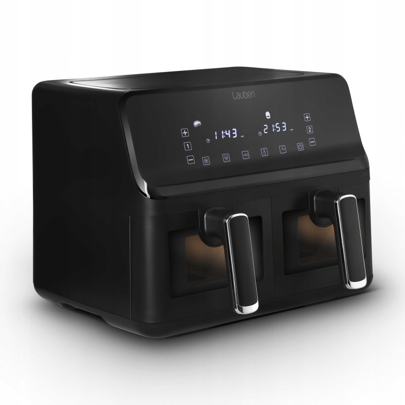 Frytkownica beztłuszczowa Lauben DualZone® Air Fryer 8000BC – Nowoczesne gotowanie dla całej rodziny