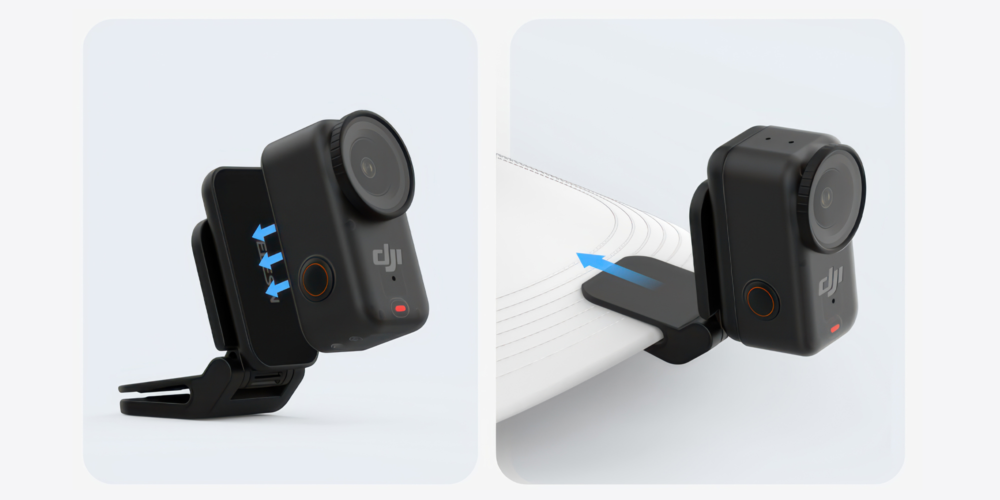 width=100% Magnetyczny klips do czapki Telesin S3-HMH-05-TDJ do kamer DJI Osmo Nano