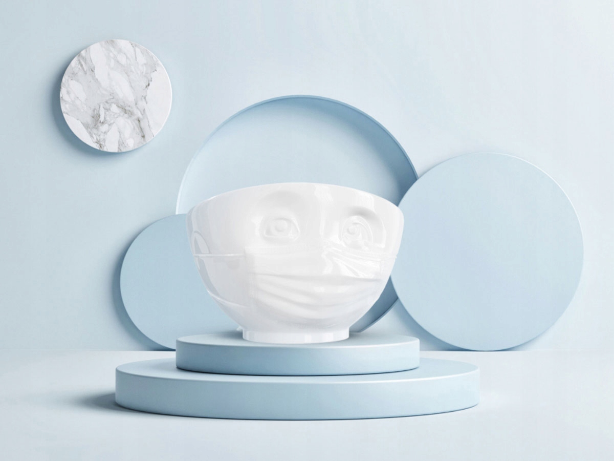 FIFTYEIGHT Schale 500ml - Zuversichtlich weiß – Elegancja w Twojej kuchni