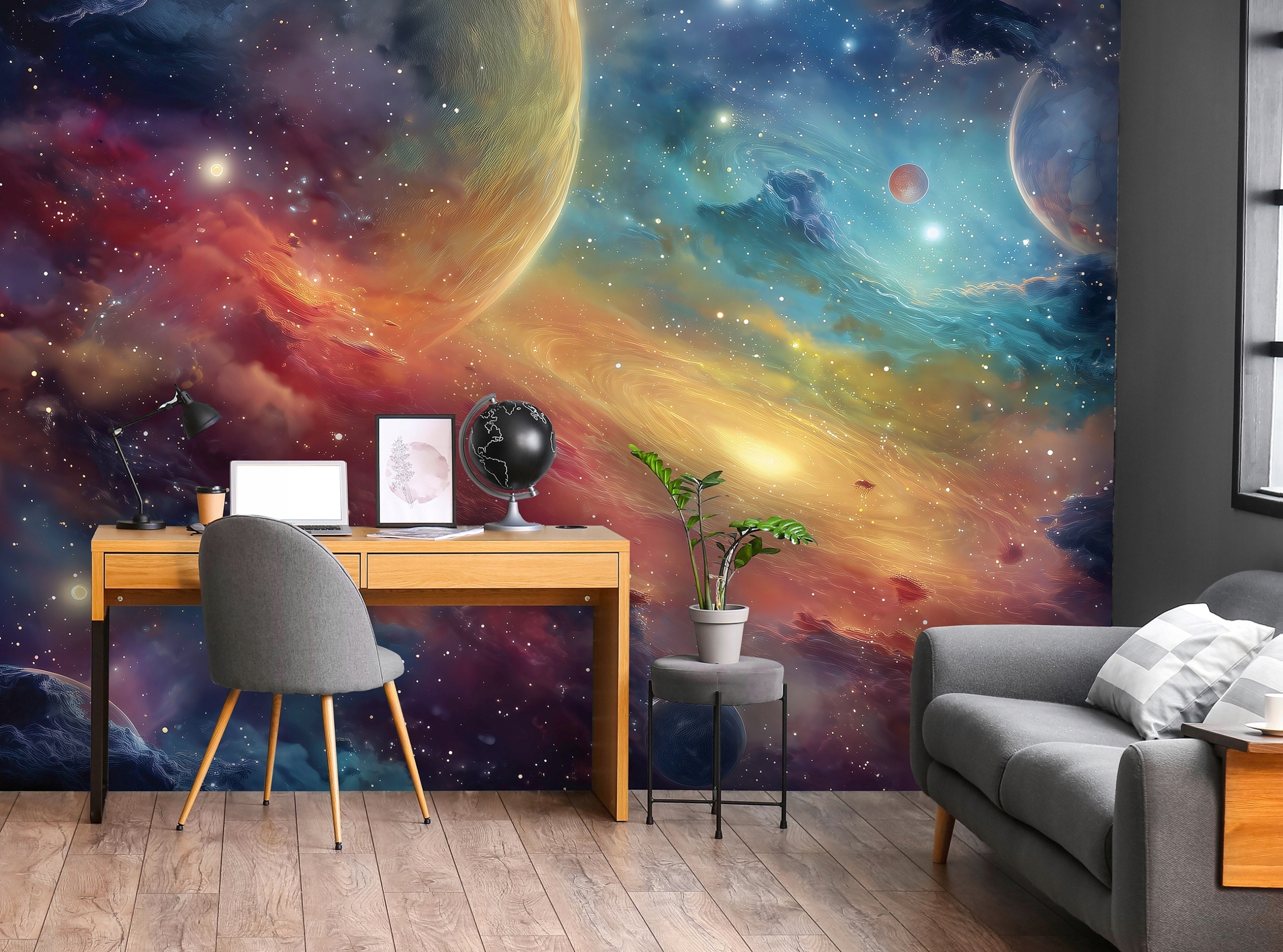 Fototapeta Dla Dzieci Kosmos Planety – Stwórz magiczny pokój dla swojego dziecka