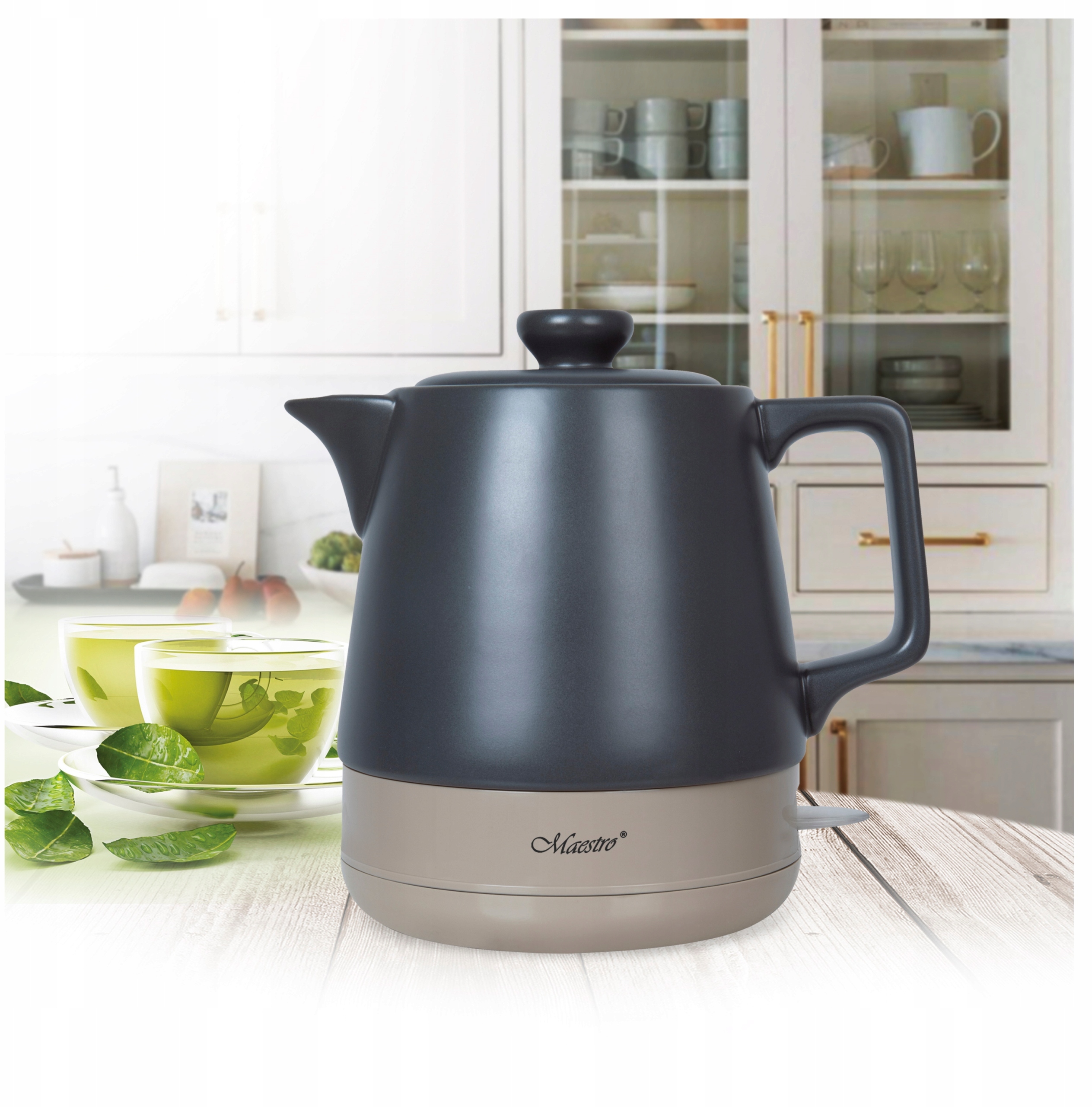 Czajnik elektryczny ceramiczny MR-071-BLACK – Elegancja i funkcjonalność w Twojej kuchni