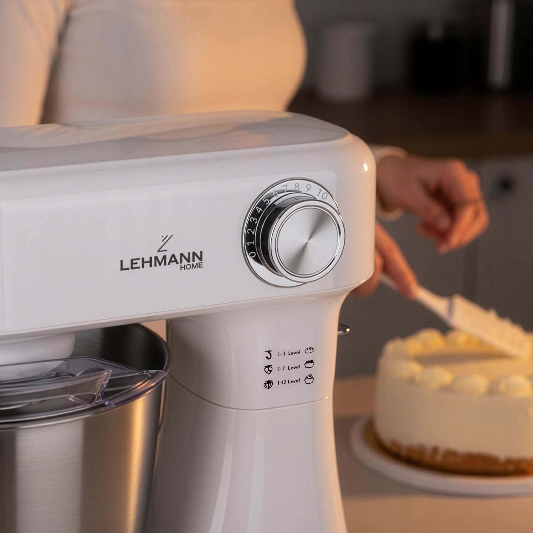 12-stopniowa regulacja prędkości – Pełna kontrola nad miksowaniem