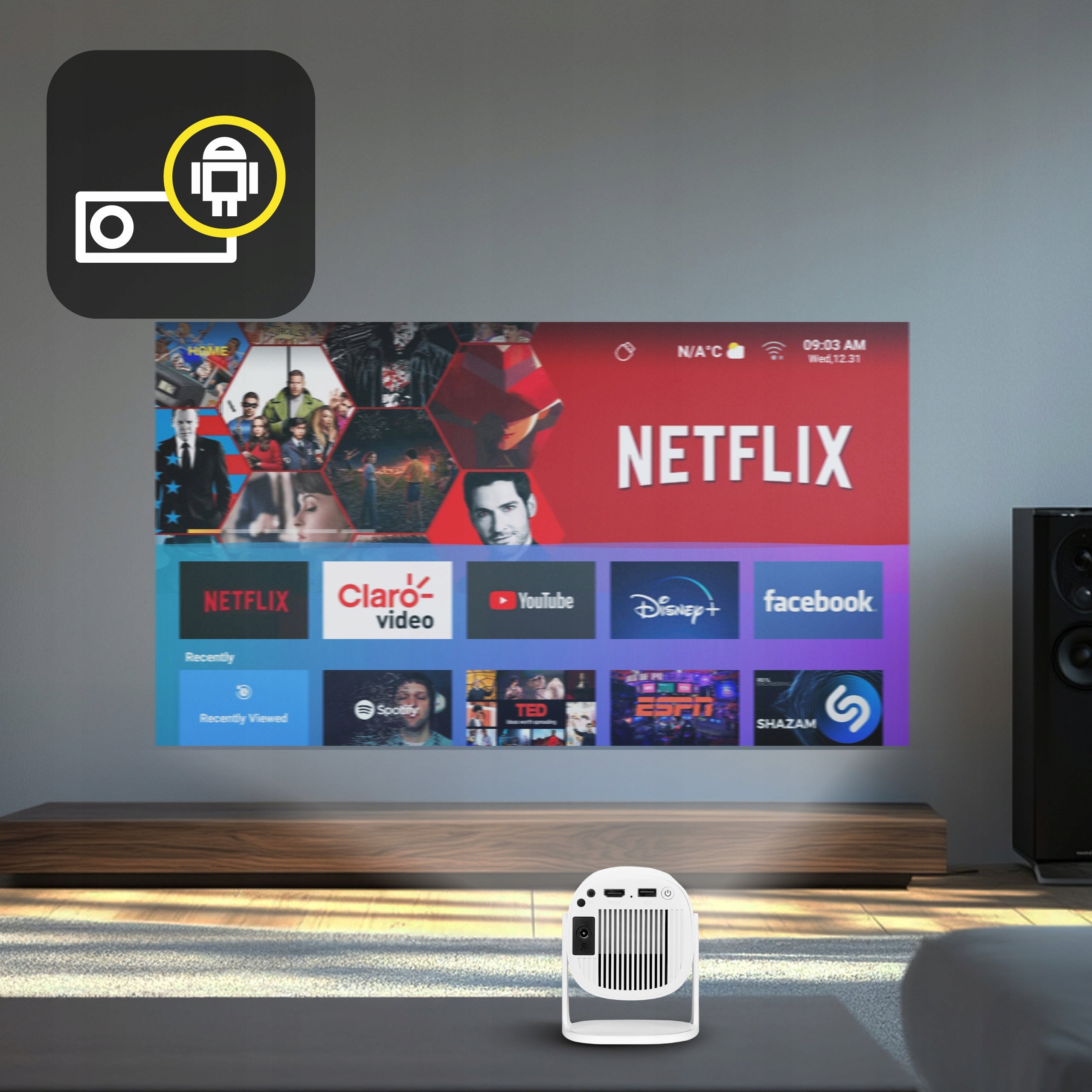 System Android 9.0 z dostępem do aplikacji
