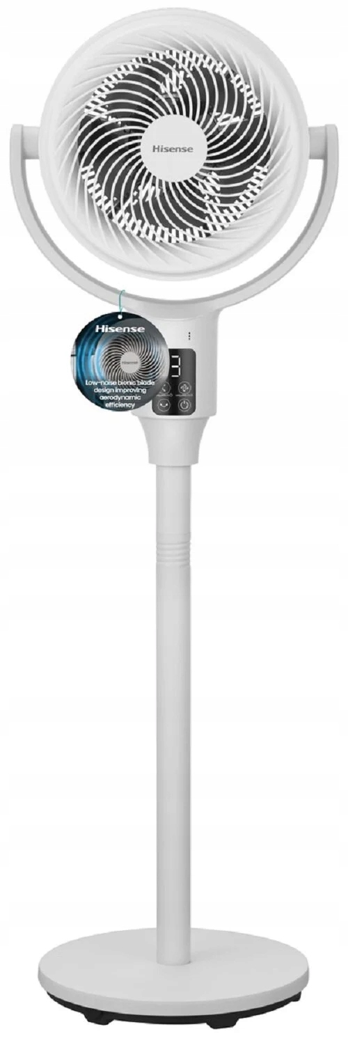 Wydajność i moc wentylatora Hisense