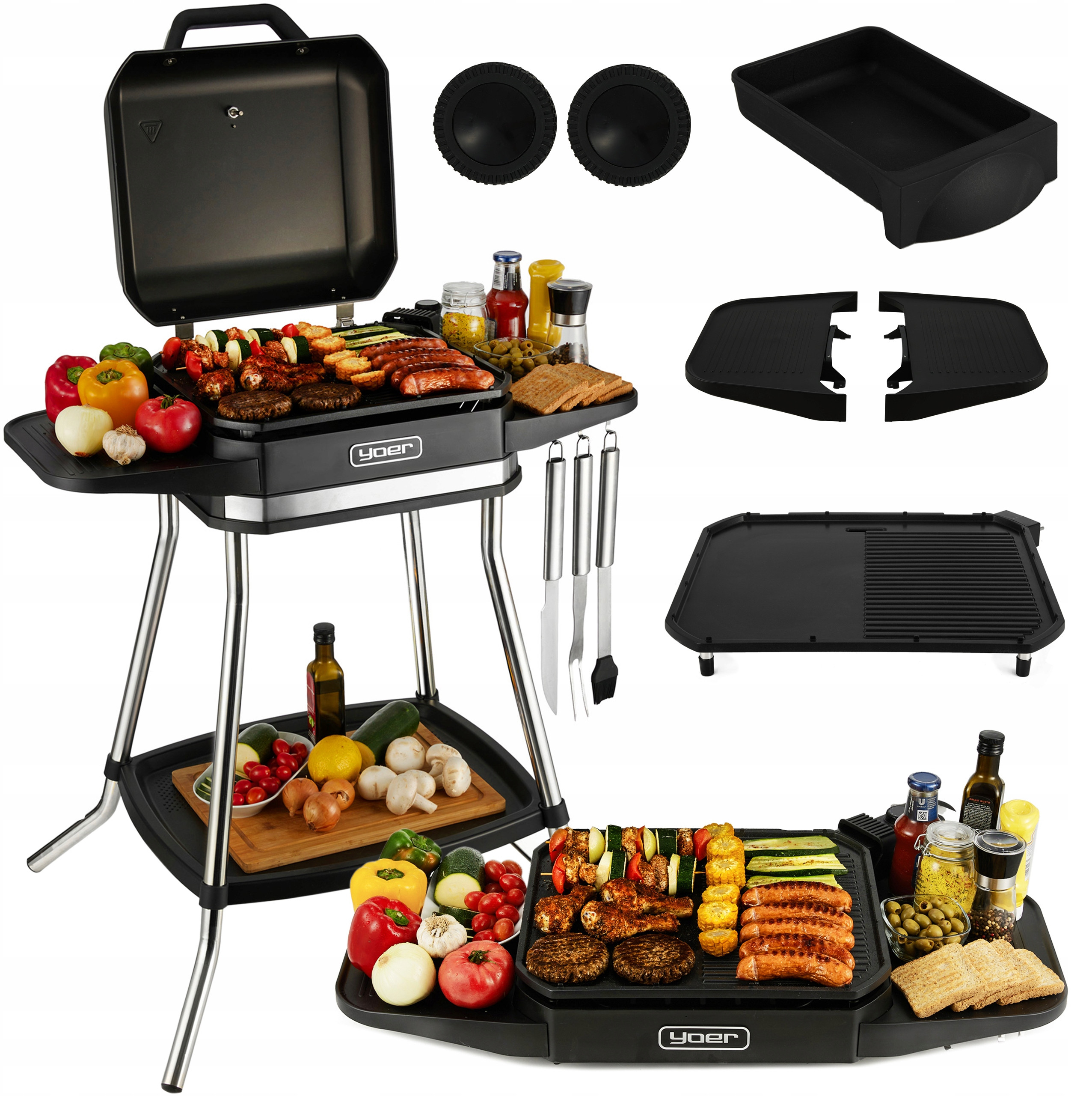 Powierzchnia grillowania 1325 cm² – idealna na spotkania